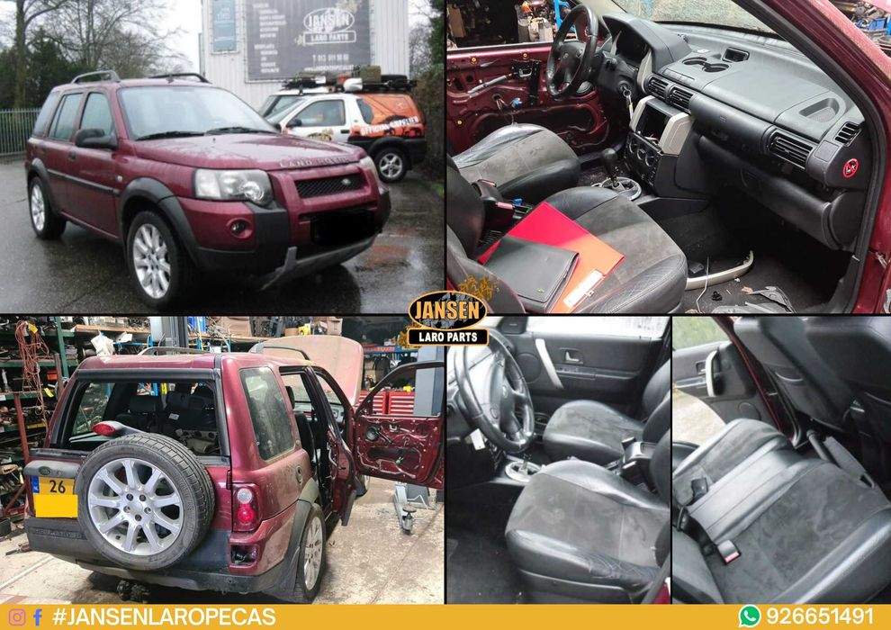 Land Rover Freelander Bancos Pele e Alcântara facelift 2004