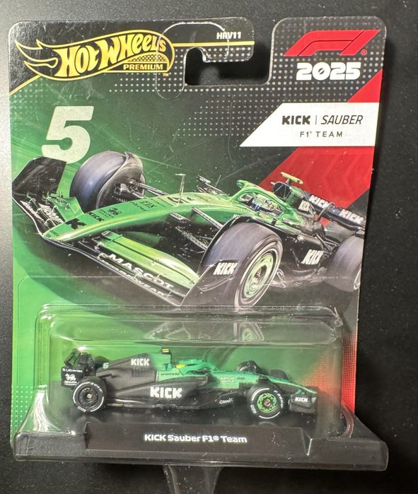 Hot Wheels Premium Formula 1 2025 Kick Sauber (#5) JKD89 piękne autko
