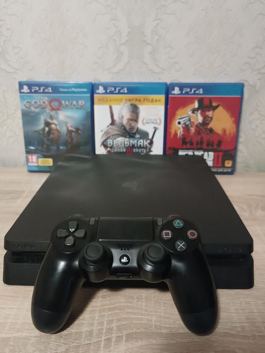 PlayStation 4 Slim 500 гб.Після чистки.Диски Окремо не продаються.