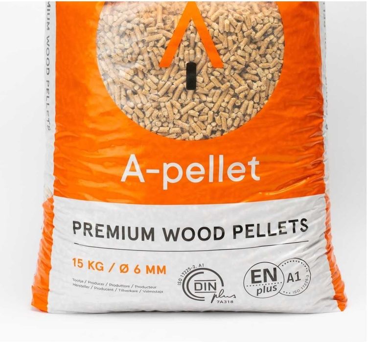 Pellet Drzewny 6mm, Certyfikat EN+A1, DIN+, Pellet Premium,
