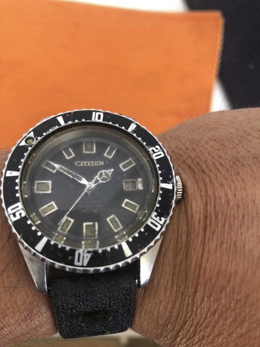 Relogio Citizen diver automático. Muito raro, de 1978.  Croa de rosca.