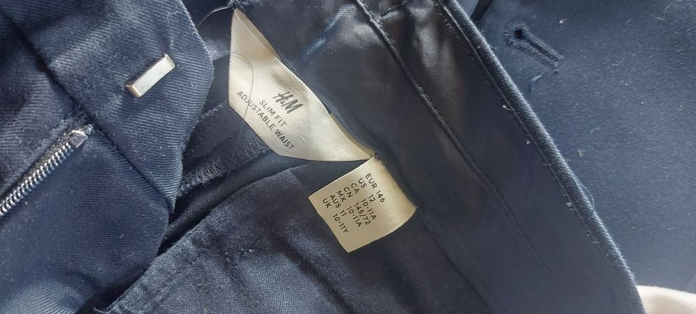 Garnitur komunijny granatowy. Rozmiar146. H&M