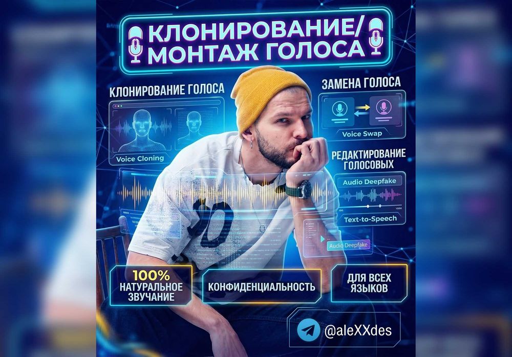 Cоздание голосовых сообщений с клонированием голоса