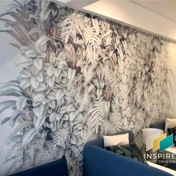 Aplicação de Papel de Parede, Publicidade, adesivos, vinil e outros..