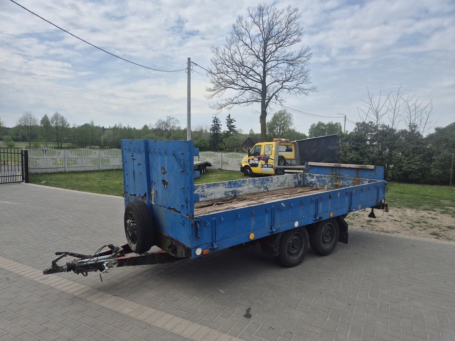 Przyczepka samochodowa platforma 4x1.8 Hapert  Aluminiowe burty