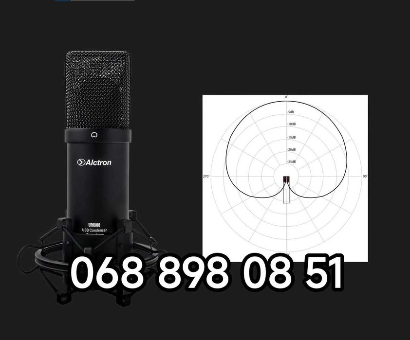 Мікрофон Alctron UM900 студія звукозапис usb звук мікро конденсаторний