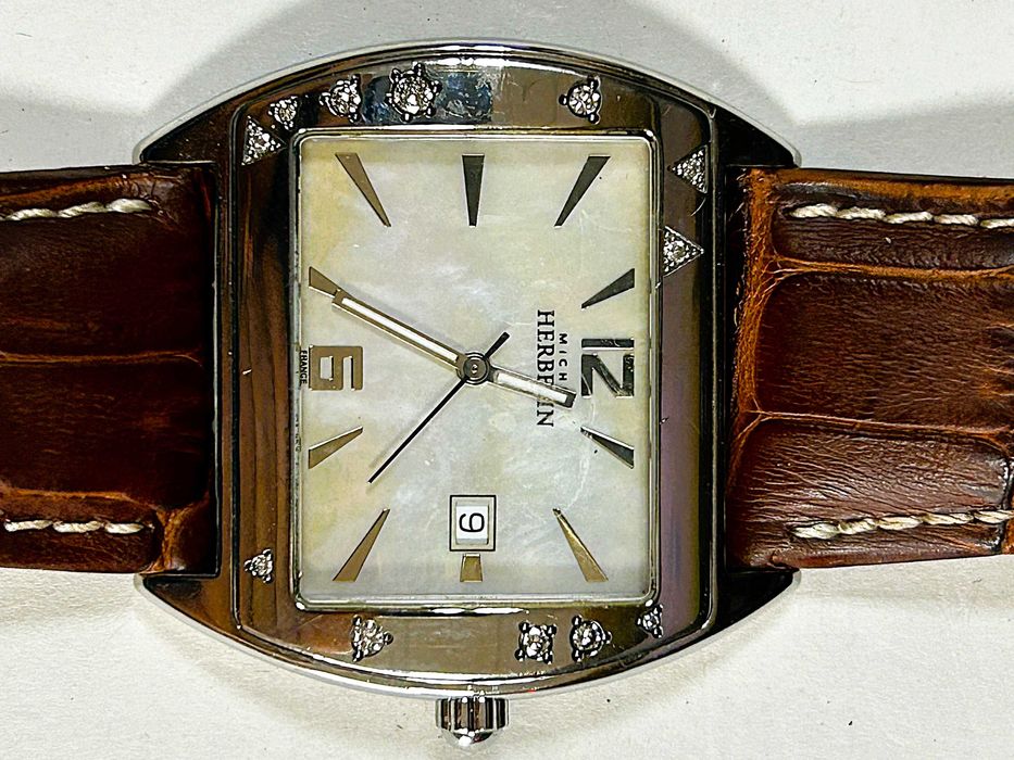 Michel Herbelin Diamonds Ref.12439 Swiss ETA Sapphire #rzadki#Unisex#