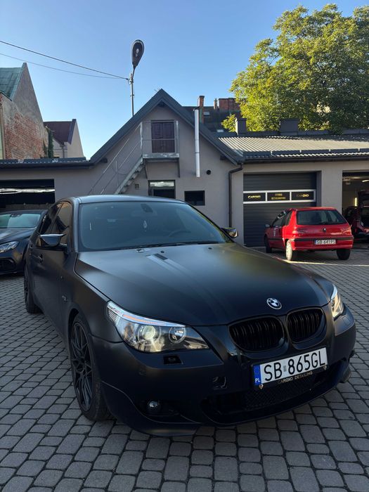 BMW E60 M54B30 231km czarna satyna ppf