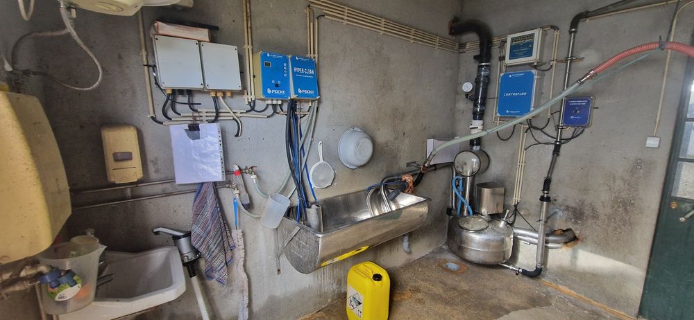 Sala de ordenha cabras ovelhas Fullwood 36 pontos