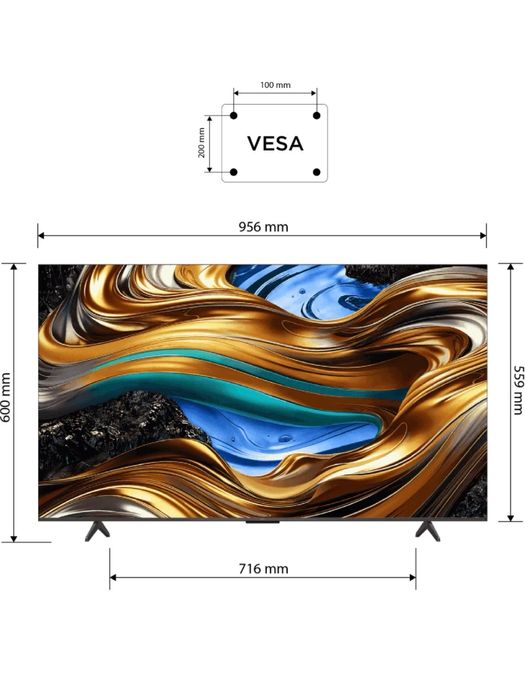 Телевізор TCL 43P755 (43", 4К Ultra HD)