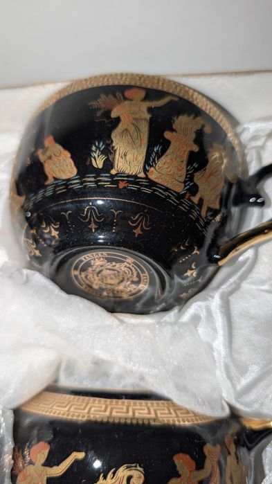 Чайний сервіз стильний чорний CANOVA 8 персон