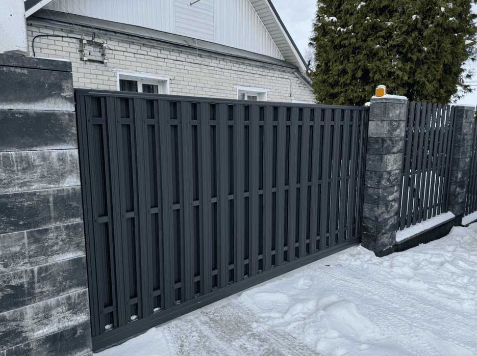 Комплект відкатних воріт, Відкатні/Откатные ворота, Доставка, Гарантия