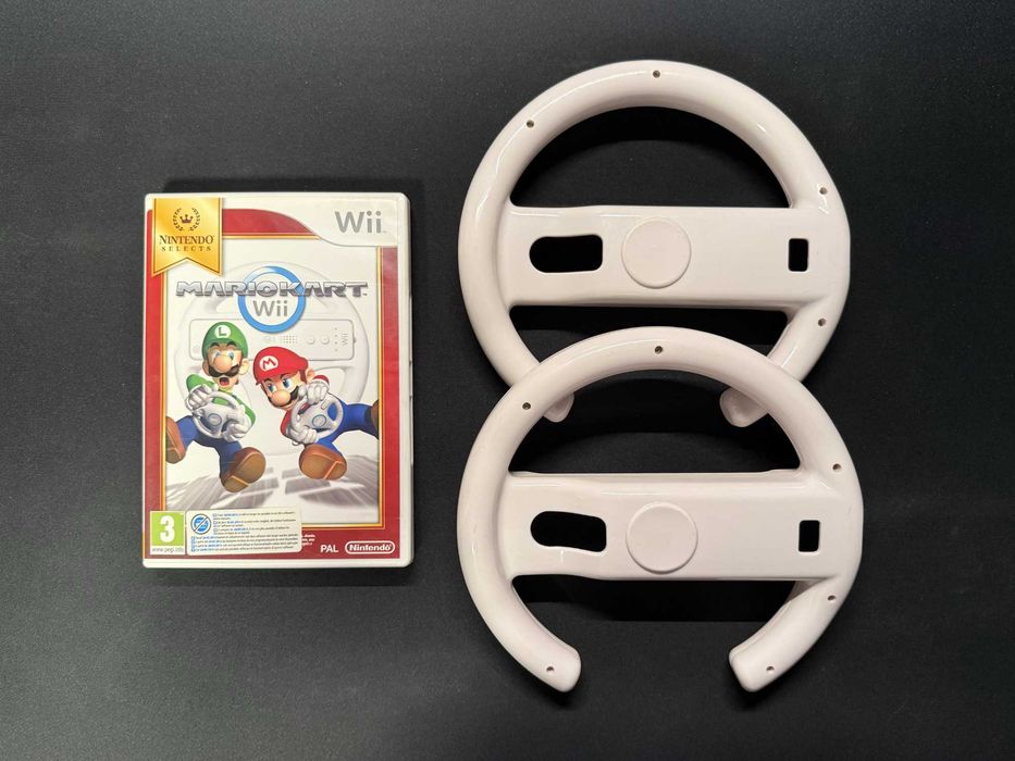 Mario Kart Wii + 2 Volantes