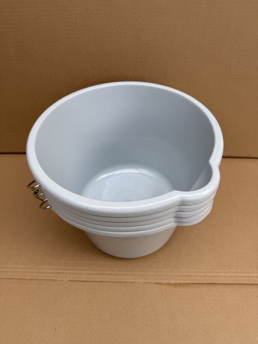 Wiadro plastikowe wiaderko z lejkiem 5 szt