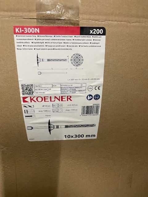 Łącznik Kołek Do Izolacji KI-300N Ze Stalowym Trzpieniem 10/300(Mm)