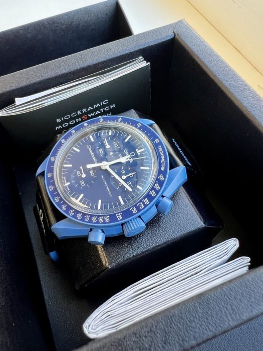 Omega Swatch Moonswatch Neptune оригинал!