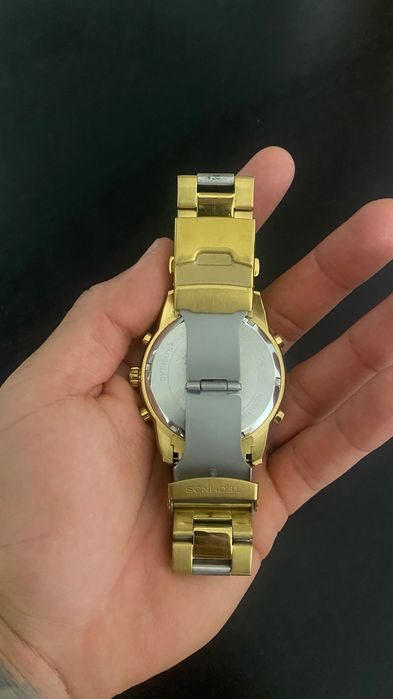 RELÓGIO IMPERDÍVEL ! Technos Dourado Anadigi - Modelo BJ3340.AC |
