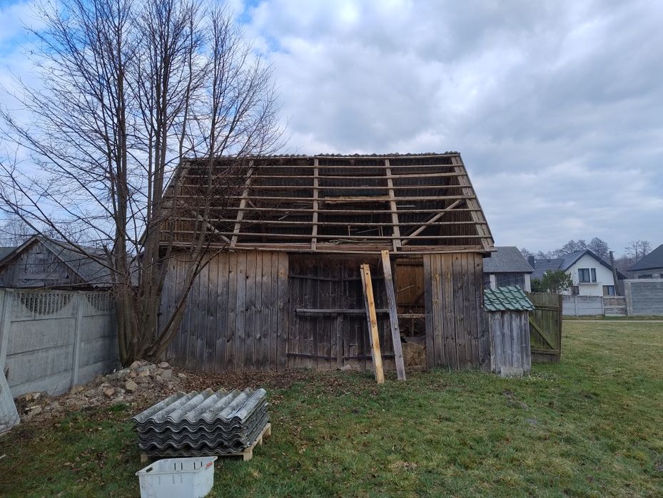 Skup starych desek, rozbiórki stodół,rozbiórka stodoły