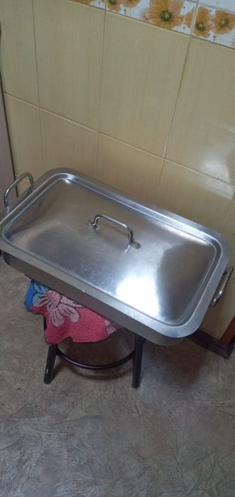 Посуда нержавейка, лоток для гуляша...