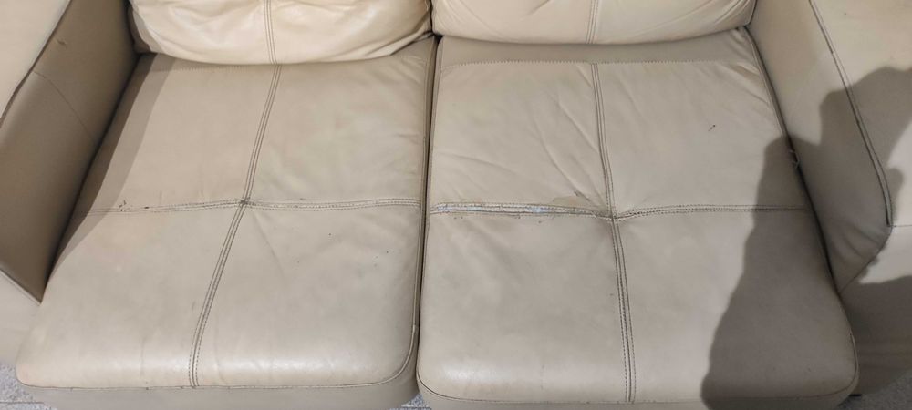 Sofá 2 lugares bege