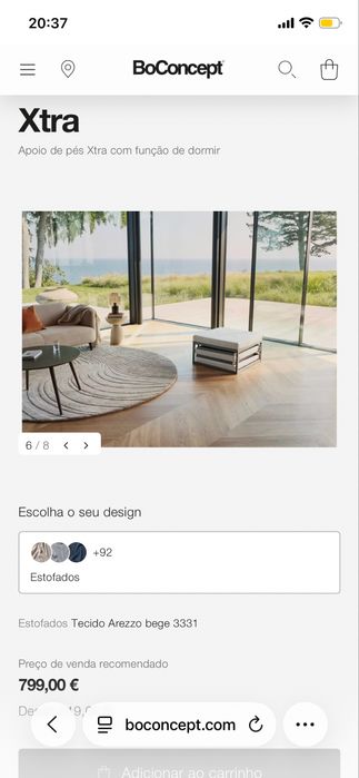 Pouf / cama BoConcept