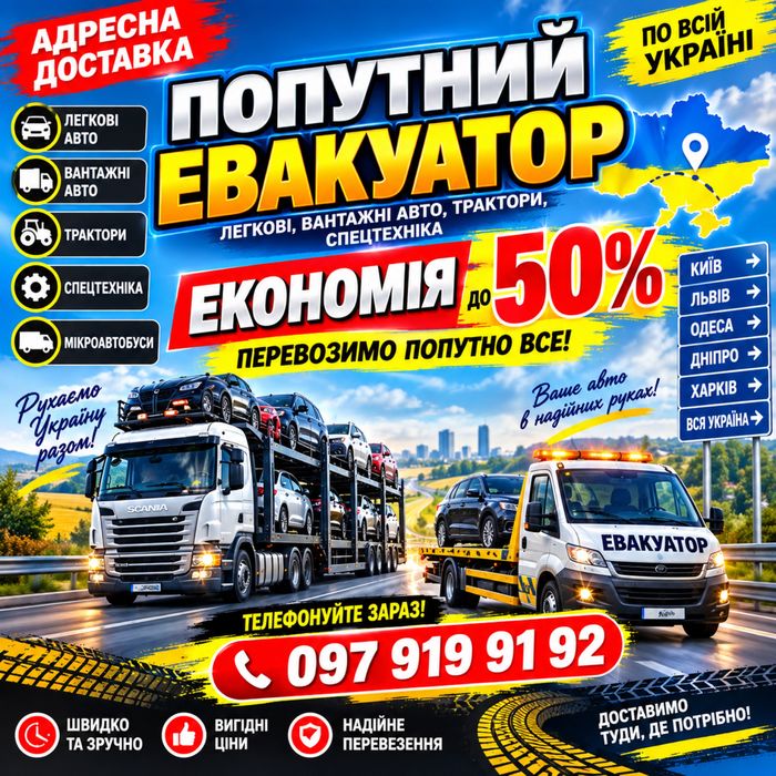 Автовоз | Попутно | Евакуатор