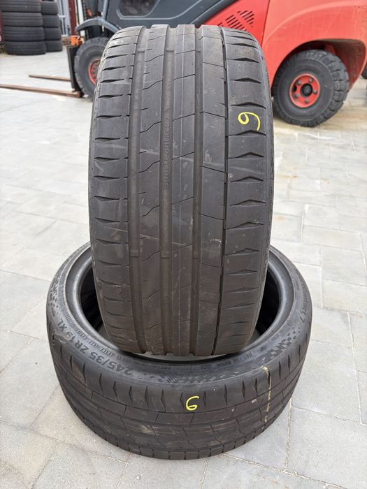 Opony letnie Continental SportContact 7 245/35 ZR19 2szt. 2022r. 6mm