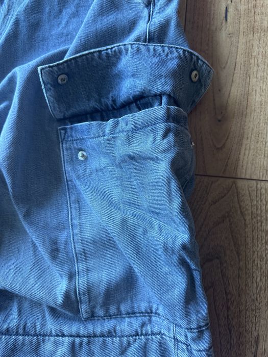 Granatowe spodnie/jeansy H&M - baggy fit