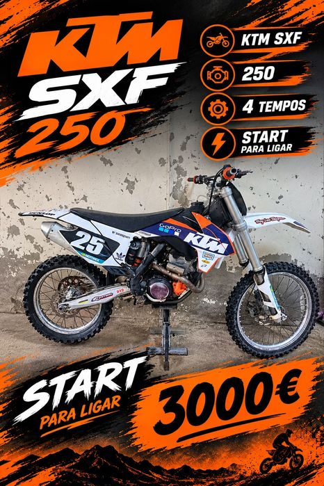 Ktm sxf 250 4t bem conservada