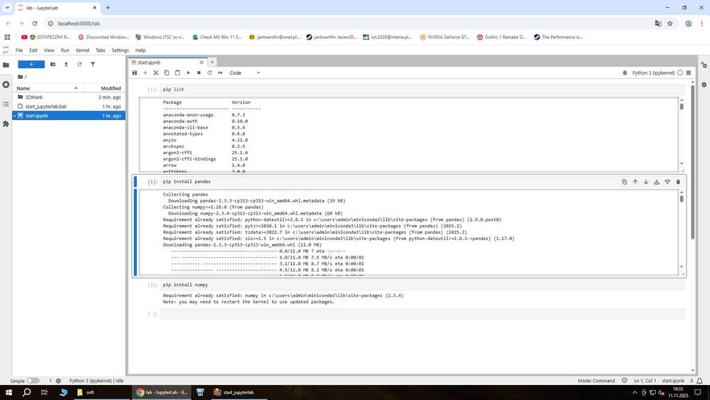 Komputer PC ~ ML & AI & gry ~ XEON 10/20 ~ 64 GB RAM ~ GTX 1060 ~ LLMy