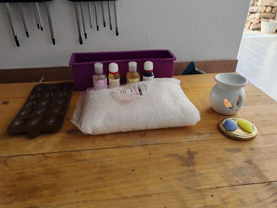 Kit para fazer ceras perfumadas