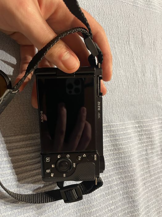 Sony ZV-E10+lente do kit+gaiola+tripé+filtro nd variavél