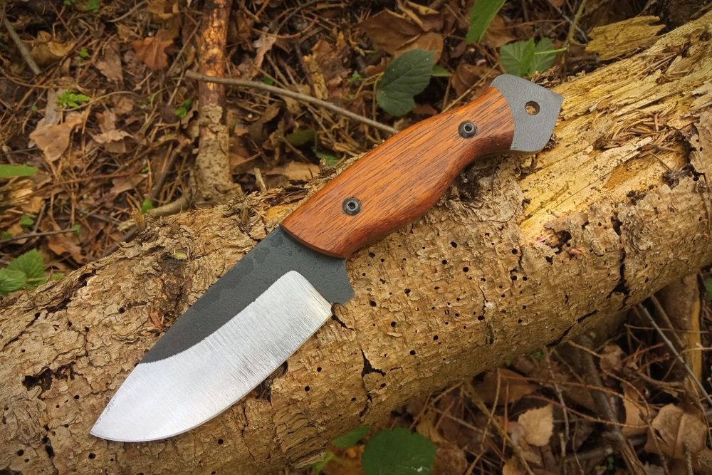 Nóż Mały Alfa Merbau Ręcznie Robiony Custom Knifemaking