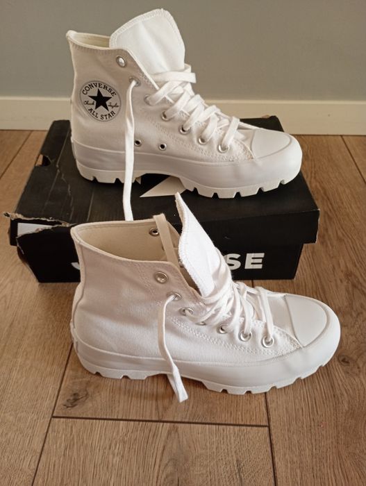 Converse trampki trapery białe damskie 37 
Trampki Chuck Taylor All Star Lugged  Biały