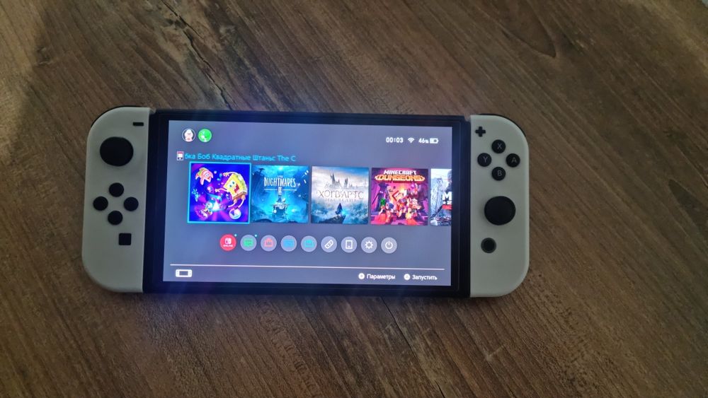Nintendo switch oled +3 gry Akcesoria