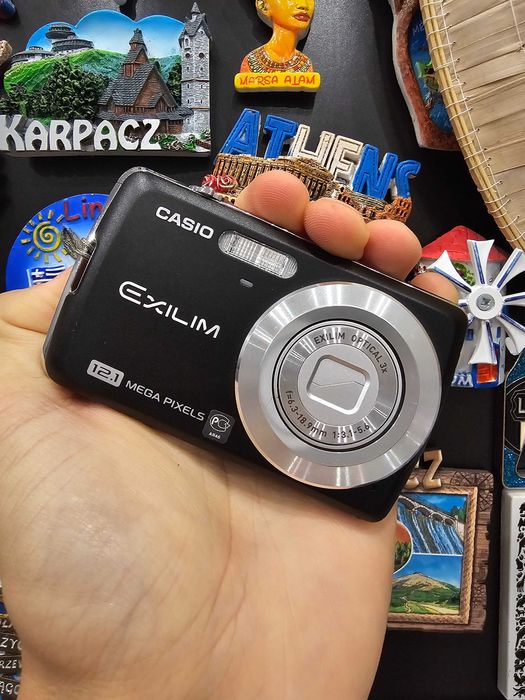 Aparat Casio Exilim EX-Z35 12.1MP Retro Digicam Y2K Sprawny + Bateria
