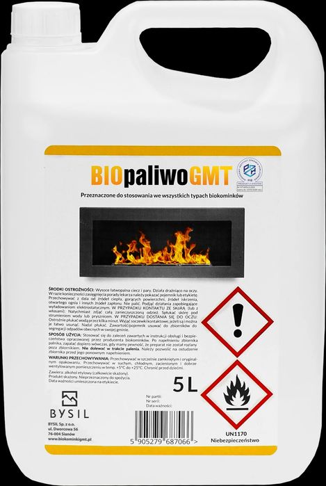 Bio paliwo 5l do kominków