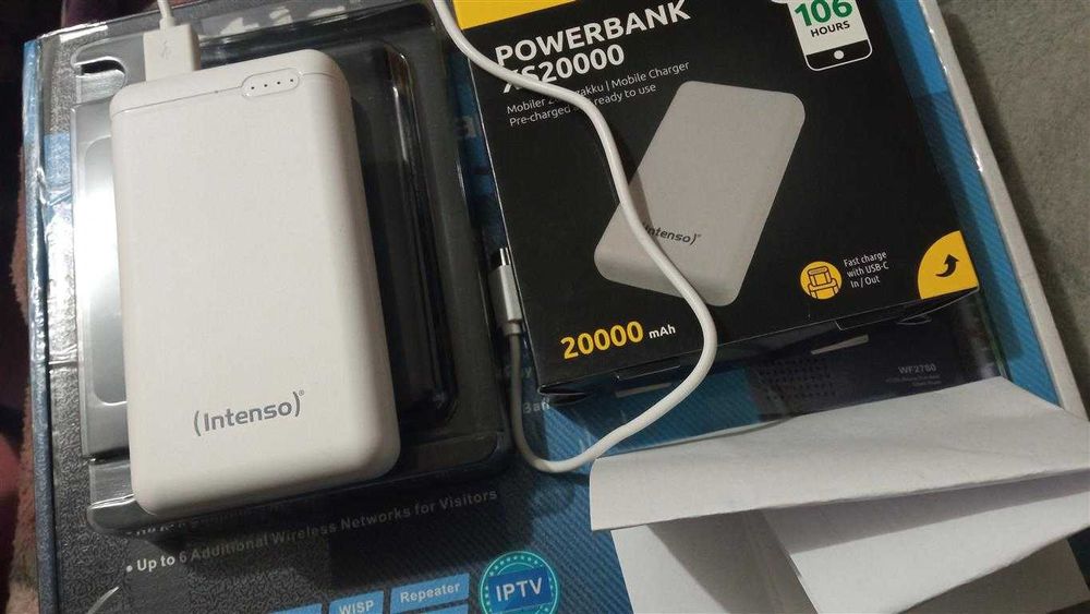 Батарея  Intenso XS20000 20000mAh, USB Type-C USB-A, 5V, 3.1A
