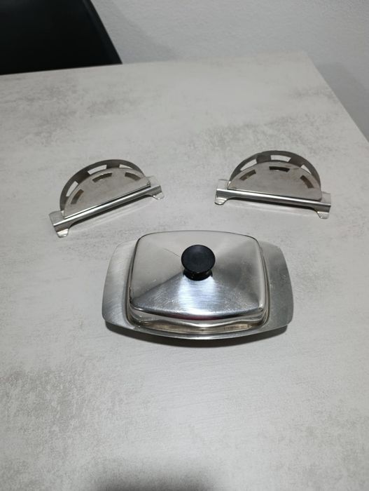 Conjunto de 9 peças em inox