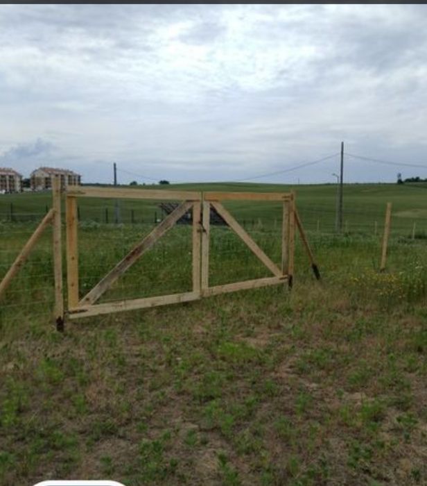 Ogrodzenie leśne tymczasowe budowlane