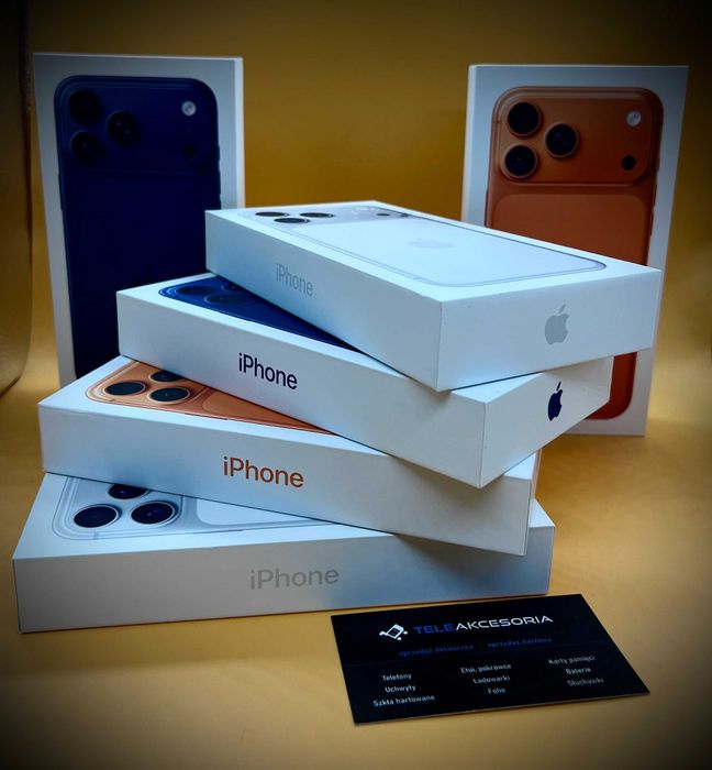 Apple Iphone 17 PRO MAX | 256gb | NOWIUTKIE | KOLORY | Teleakcesoria