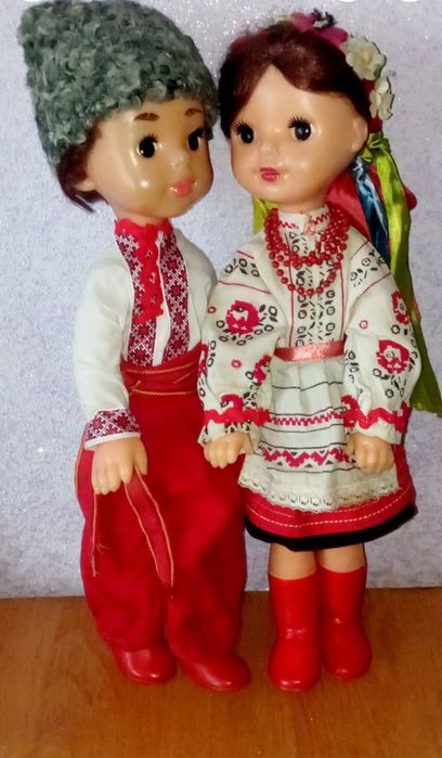 Кукла. СССР. Паричковая. Украинка 40 см.  Украинец.