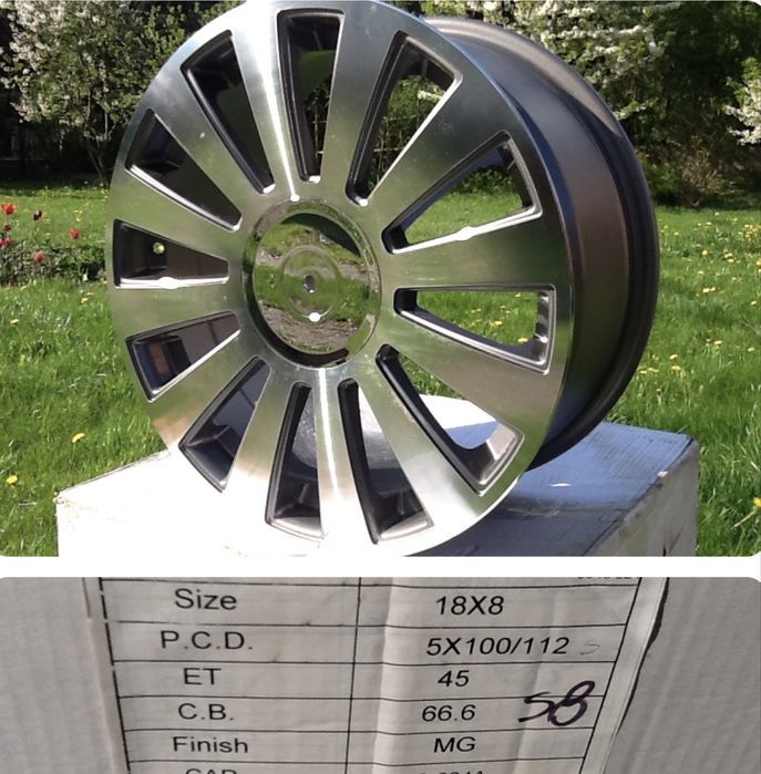 NOWE felgi- PDW-18" 5x100 i 5x112 AUDI -VW -SEAT- SKODA