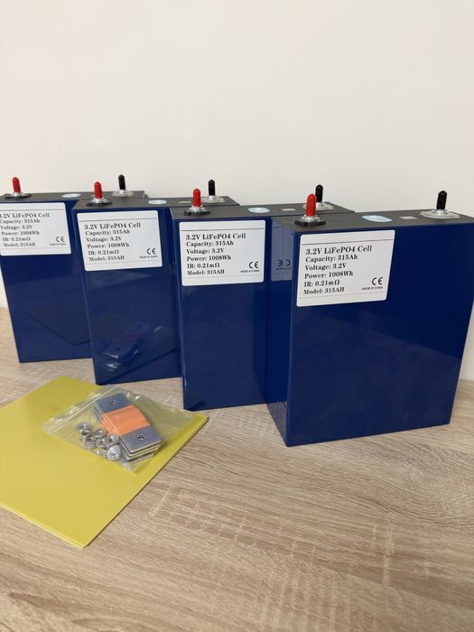 Нові комірки LiFePO4 315A 314А 280А ячейки клас А