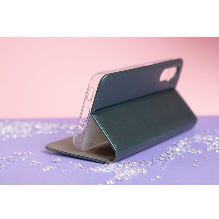 Etui Smart Magnetic do Oppo A40 4G … A60 5G (Global) ciemnozielone