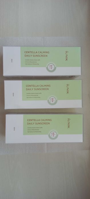 Сонцезахисний крем IUNIK Centella Calming Daily SPF 50+, 60 мл