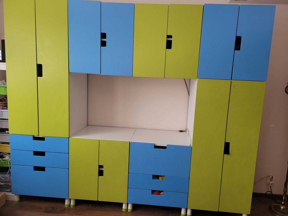 Zestaw mebli ikea stuva 240x200x50