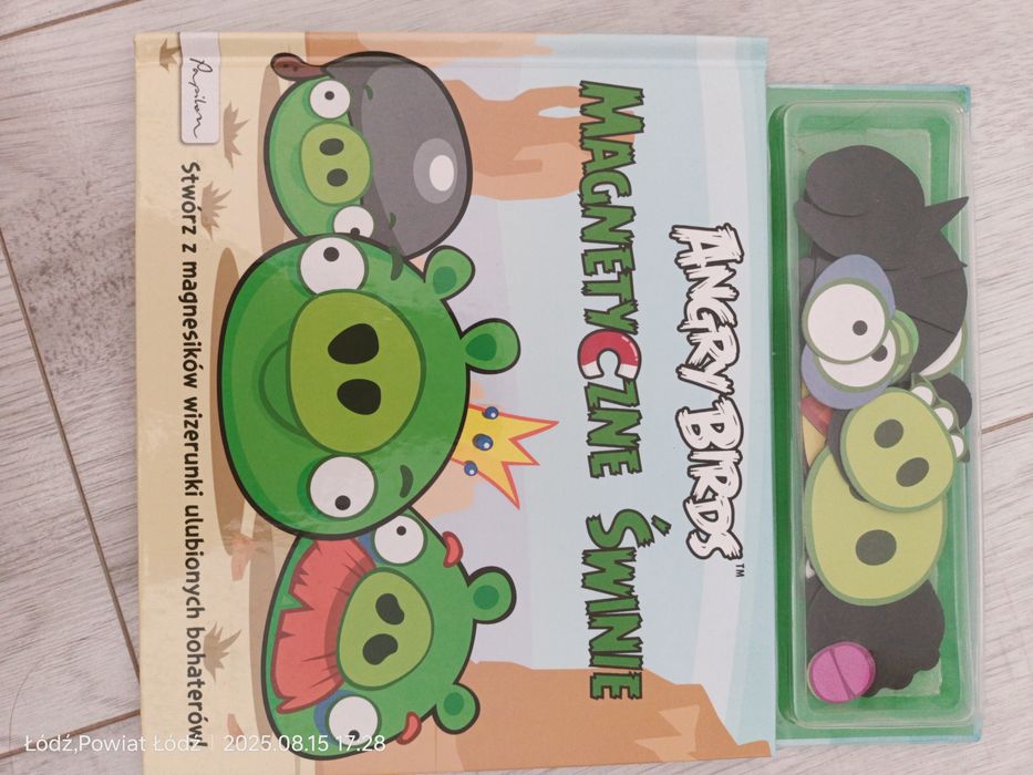 Angry Birds książeczka magnetyczna