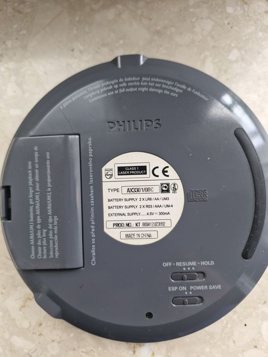 Discman Philips AX3301 Jogproof DBB Bass