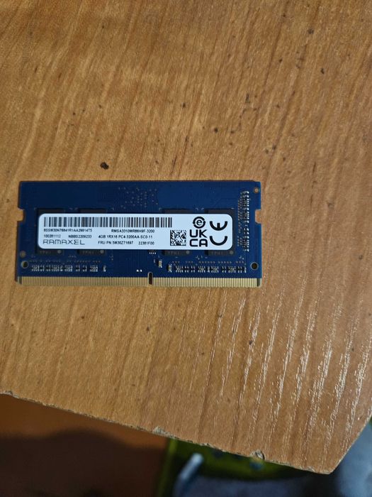 Оперативна память для ноутбука
